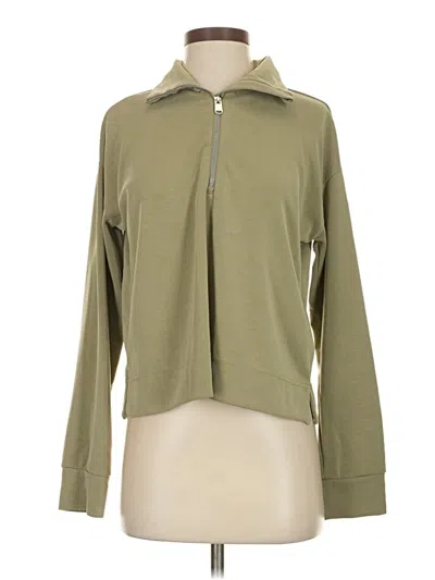 Pre-owned Athleta Sweatshirt In Green