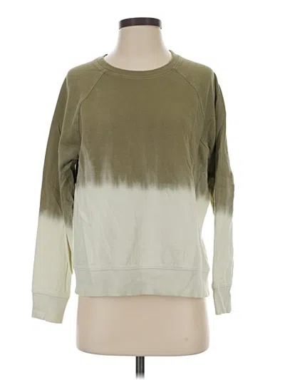 Pre-owned Athleta Sweatshirt In Green