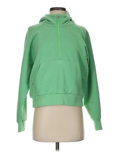 Pre-owned Athleta Sweatshirt In Green