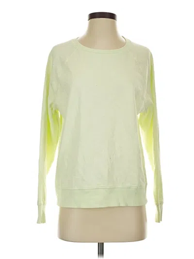 Pre-owned Athleta Sweatshirt In Green