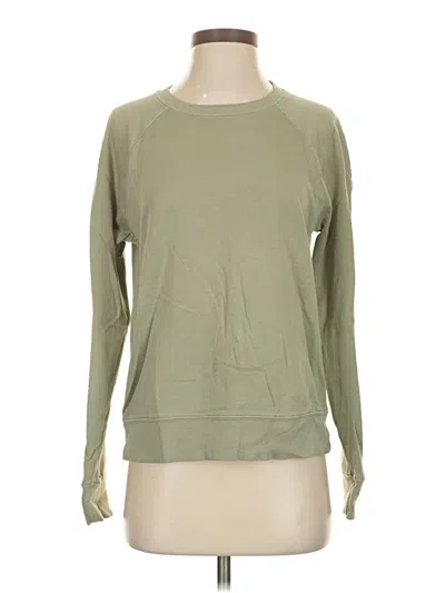 Pre-owned Athleta Sweatshirt In Green