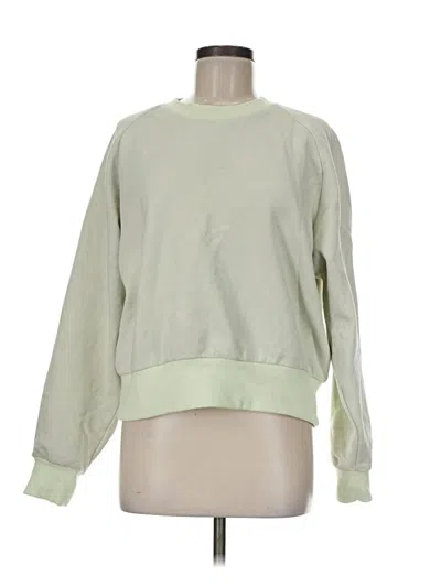 Pre-owned Athleta Sweatshirt In Green