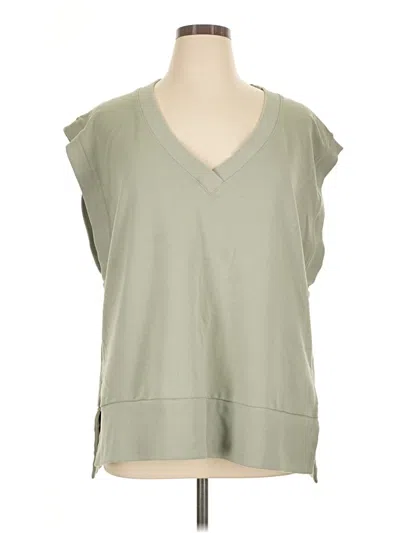 Pre-owned Athleta Sweatshirt In Green
