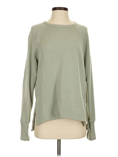 Pre-owned Athleta Sweatshirt In Green