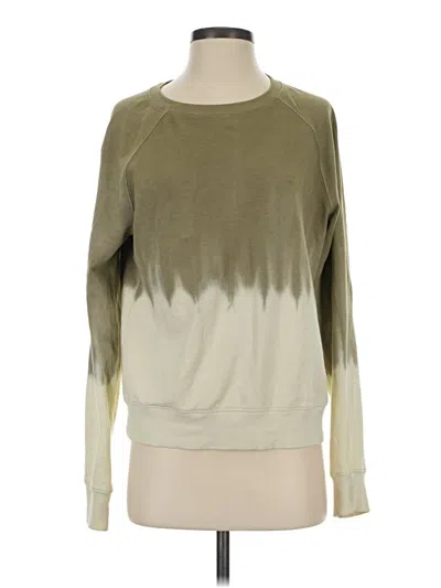 Pre-owned Athleta Sweatshirt In Green