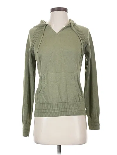 Pre-owned Athleta Sweatshirt In Green