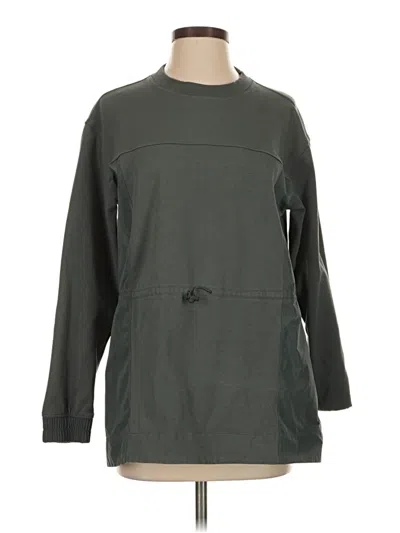 Pre-owned Athleta Sweatshirt In Green