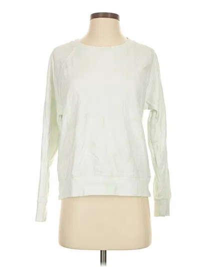 Pre-owned Athleta Sweatshirt In Green