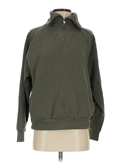 Pre-owned Athleta Sweatshirt In Green