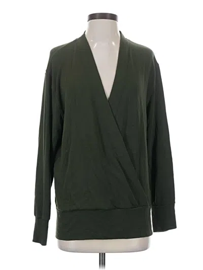 Pre-owned Athleta Sweatshirt In Green