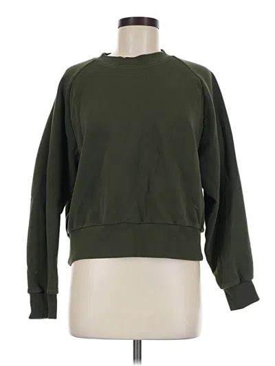 Pre-owned Athleta Sweatshirt In Green
