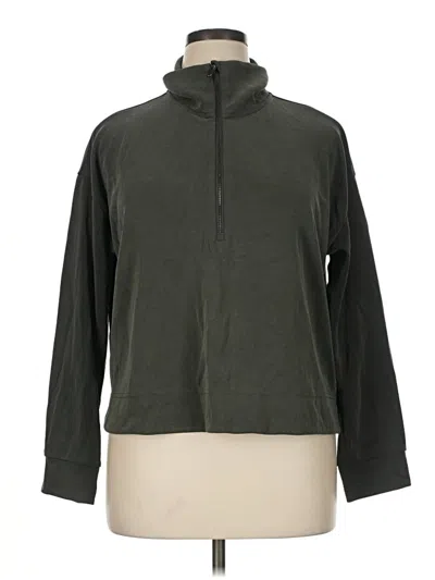 Pre-owned Athleta Sweatshirt In Green