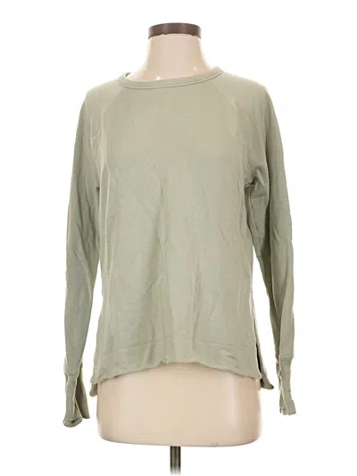 Pre-owned Athleta Sweatshirt In Green