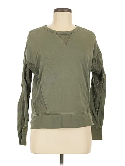 Pre-owned Athleta Sweatshirt In Green