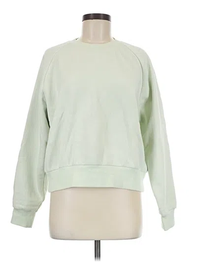 Pre-owned Athleta Sweatshirt In Green