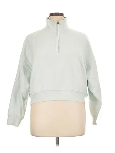 Pre-owned Athleta Sweatshirt In Green