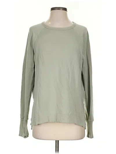 Pre-owned Athleta Sweatshirt In Green