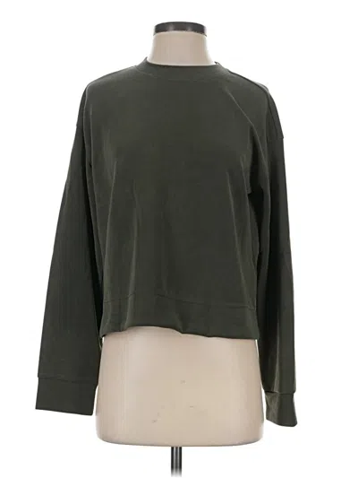 Pre-owned Athleta Sweatshirt In Green