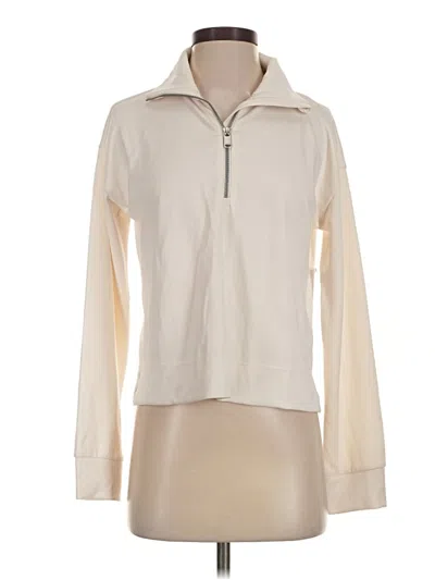 Pre-owned Athleta Sweatshirt In Ivory