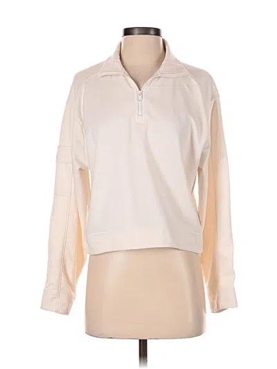 Pre-owned Athleta Sweatshirt In Ivory