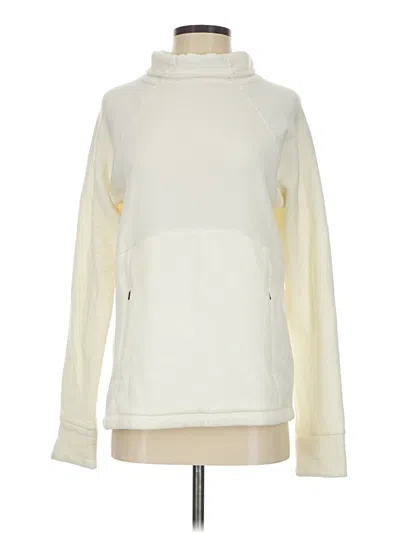 Pre-owned Athleta Sweatshirt In Ivory