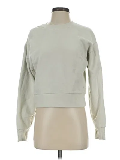Pre-owned Athleta Sweatshirt In Ivory