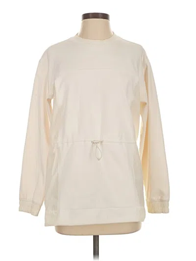 Pre-owned Athleta Sweatshirt In Ivory
