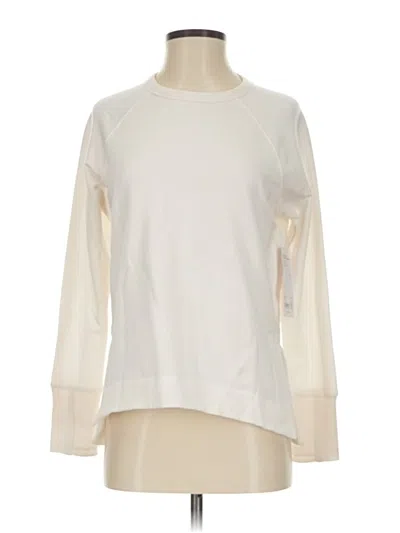 Pre-owned Athleta Sweatshirt In Ivory