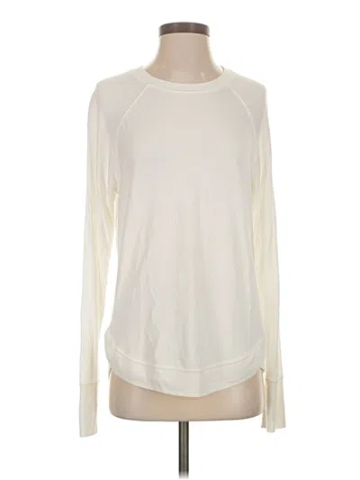 Pre-owned Athleta Sweatshirt In Ivory