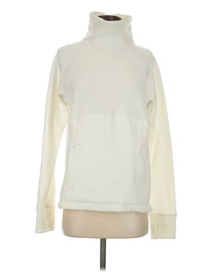 Pre-owned Athleta Sweatshirt In Ivory