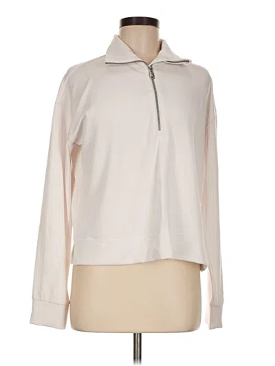 Pre-owned Athleta Sweatshirt In Ivory