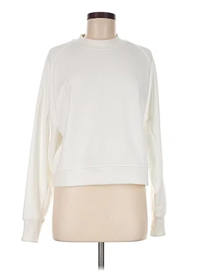 Pre-owned Athleta Sweatshirt In Ivory