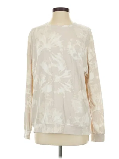 Pre-owned Athleta Sweatshirt In Ivory