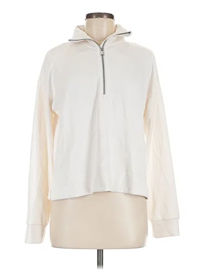 Pre-owned Athleta Sweatshirt In Ivory