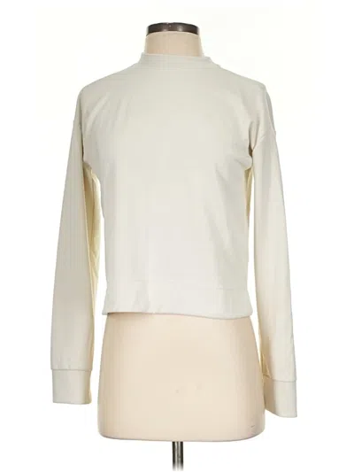 Pre-owned Athleta Sweatshirt In Ivory