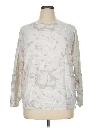 Pre-owned Athleta Sweatshirt In Ivory