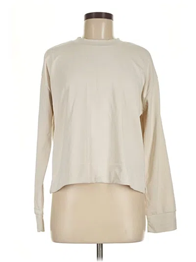 Pre-owned Athleta Sweatshirt In Ivory