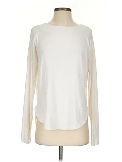 Pre-owned Athleta Sweatshirt In Ivory