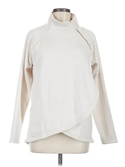 Pre-owned Athleta Sweatshirt In Ivory