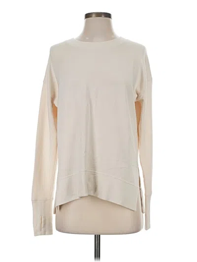 Pre-owned Athleta Sweatshirt In Ivory