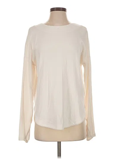 Pre-owned Athleta Sweatshirt In Ivory