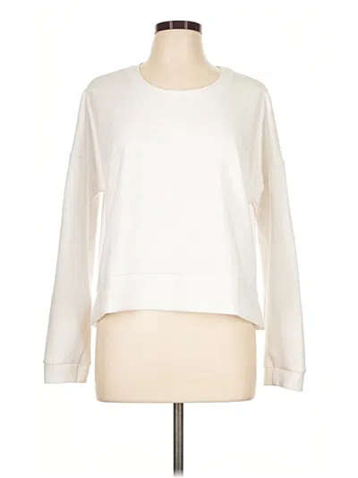 Pre-owned Athleta Sweatshirt In Ivory
