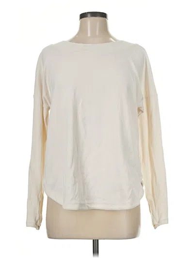 Pre-owned Athleta Sweatshirt In Ivory
