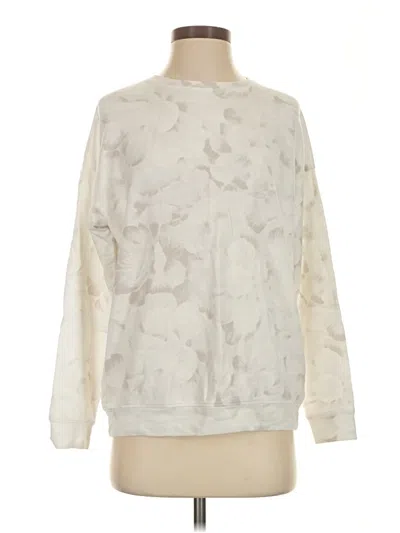 Pre-owned Athleta Sweatshirt In Ivory