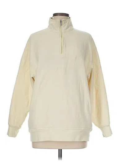 Pre-owned Athleta Sweatshirt In Ivory