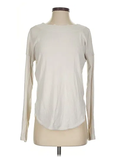 Pre-owned Athleta Sweatshirt In Ivory