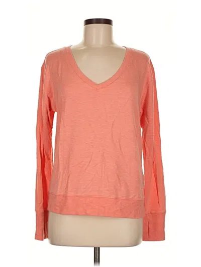 Pre-owned Athleta Sweatshirt In Orange