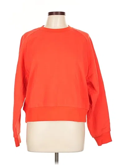 Pre-owned Athleta Sweatshirt In Orange