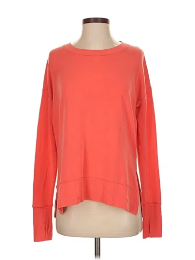 Pre-owned Athleta Sweatshirt In Orange