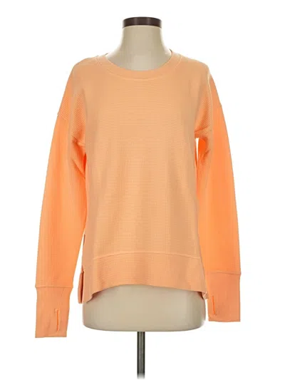 Pre-owned Athleta Sweatshirt In Orange
